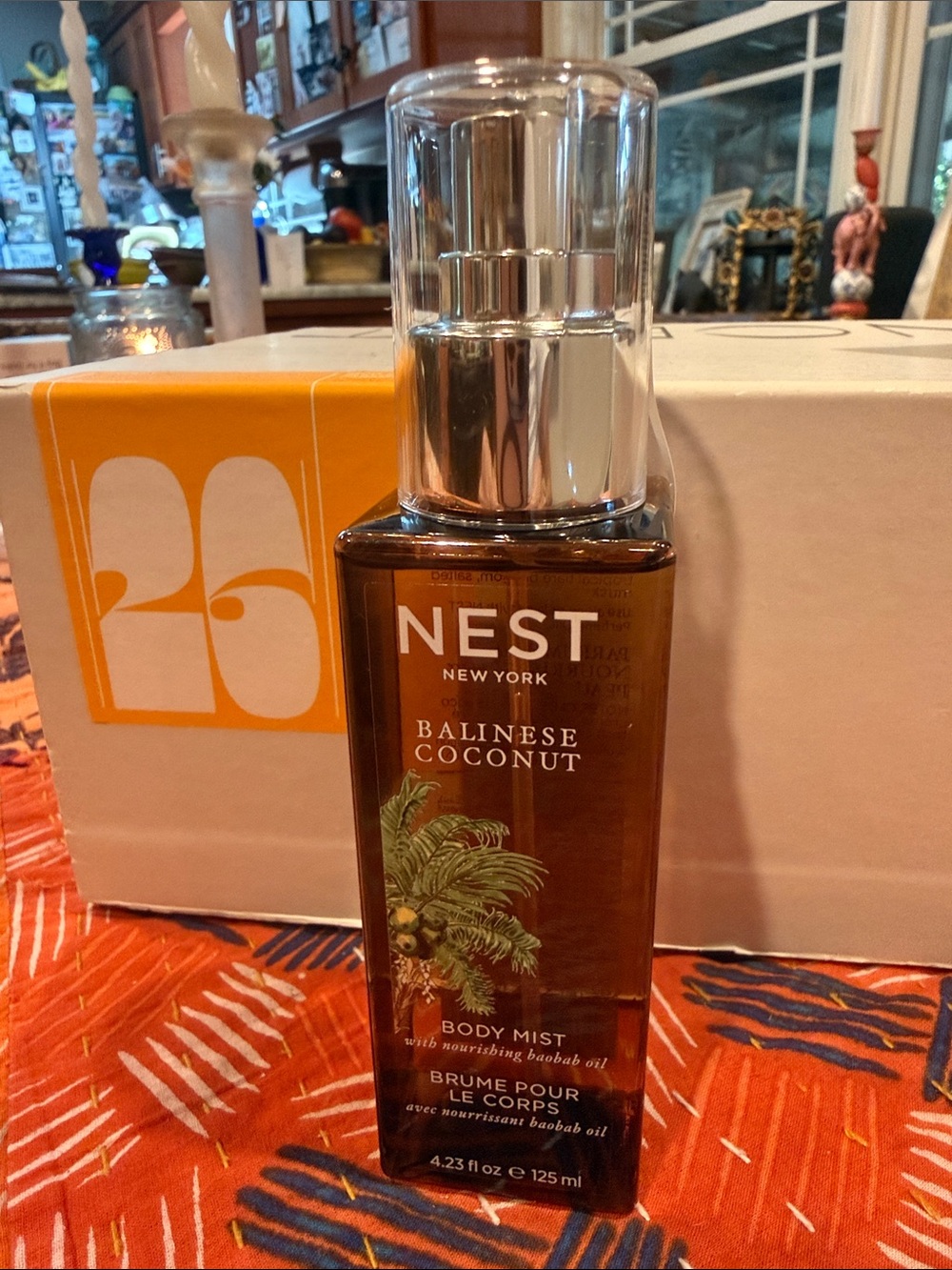 NEST New York Balinese Coconut Body Mist - Amber Bottle